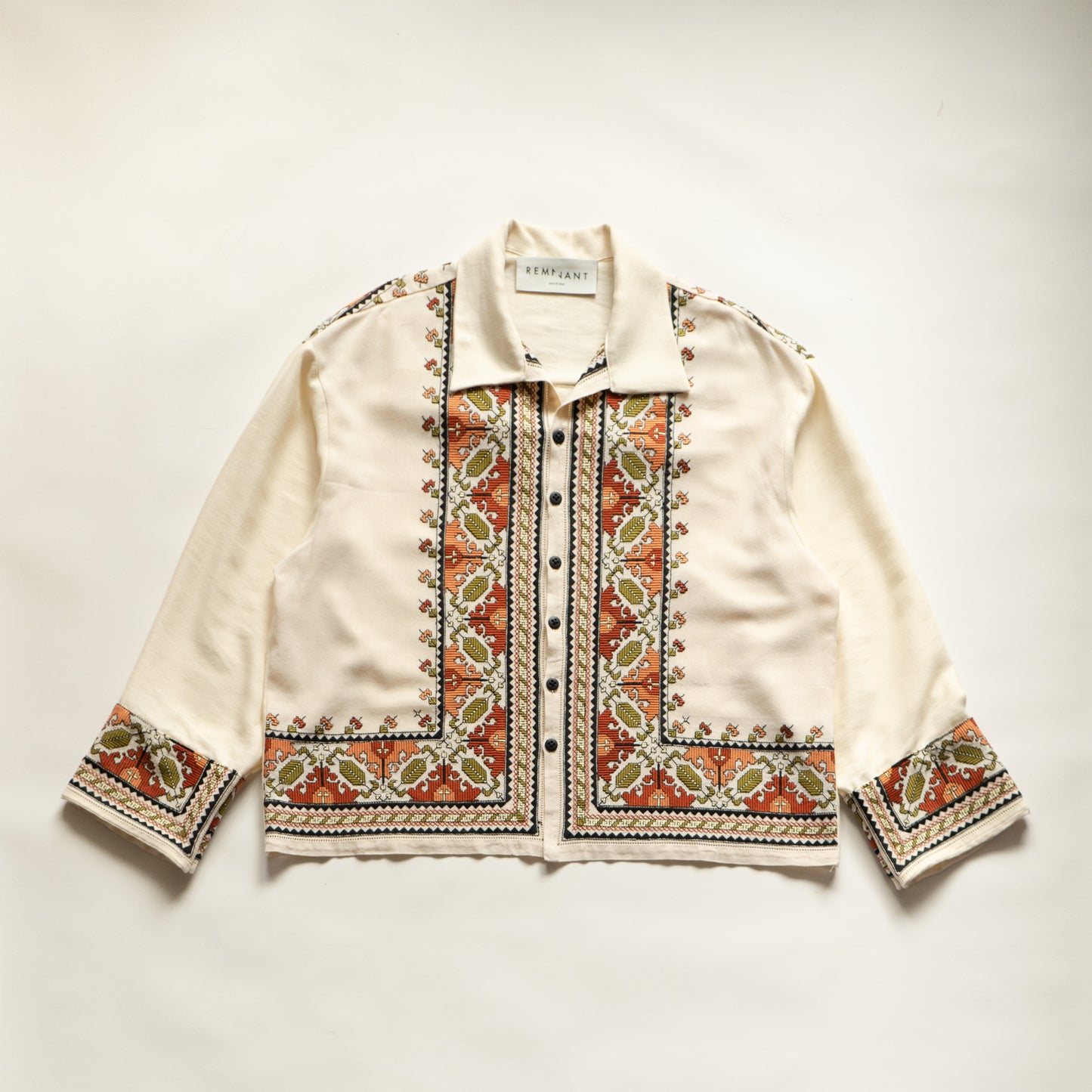 Brunswick Shirt in Geo Embroidery
