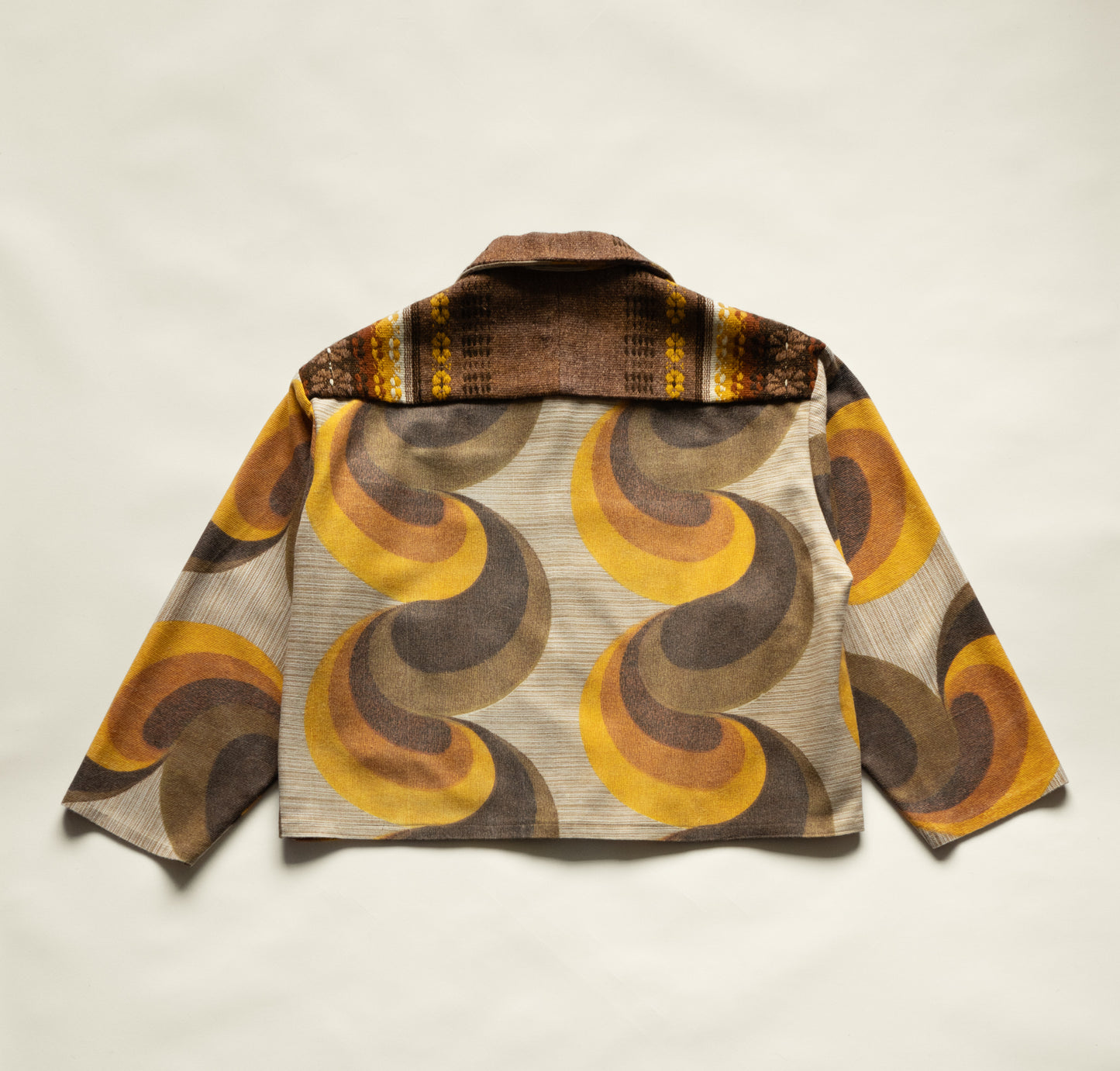 Brunel Shacket in Mid Century Swirl