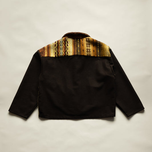 Brunel Shacket in Mixed Weave