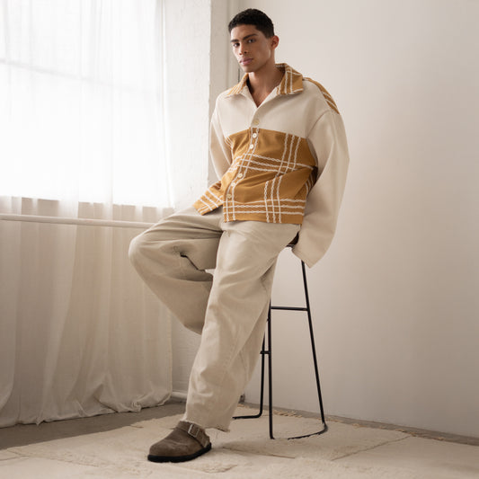 Southbank Shirt in Mustard Check