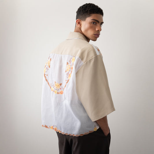 Trellick Shirt in Sheer Floral