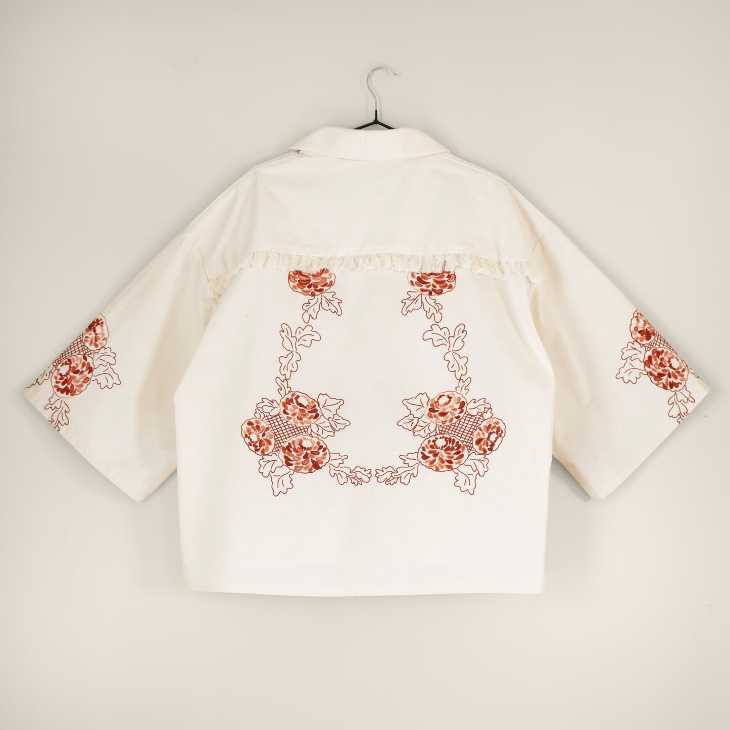 Trellick Shirt in Burgundy Floral