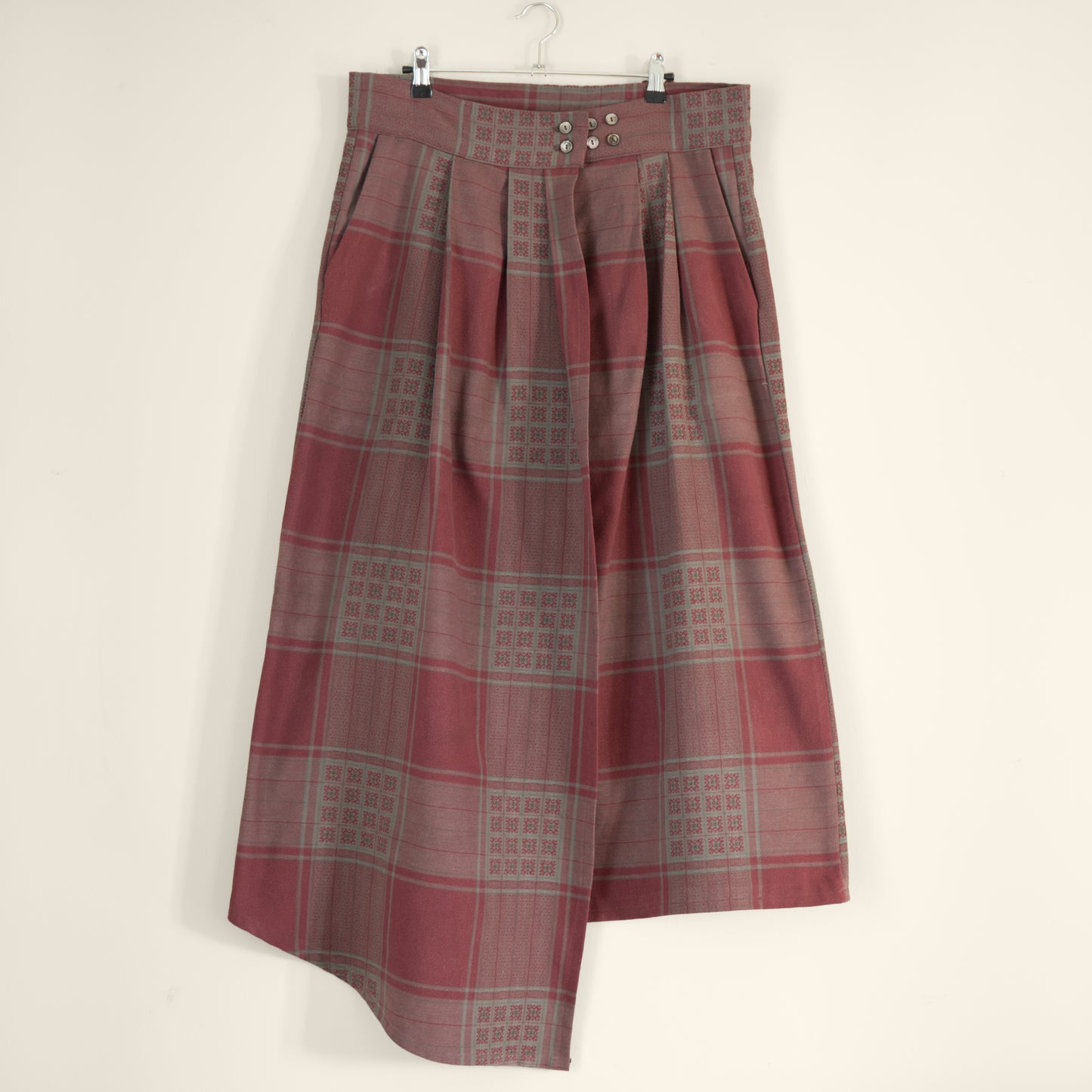 Kemble Kilt in Burgundy Check