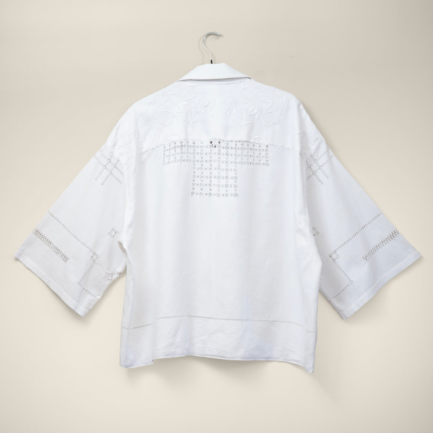 Trellick Shirt in Floral and Geo Lace