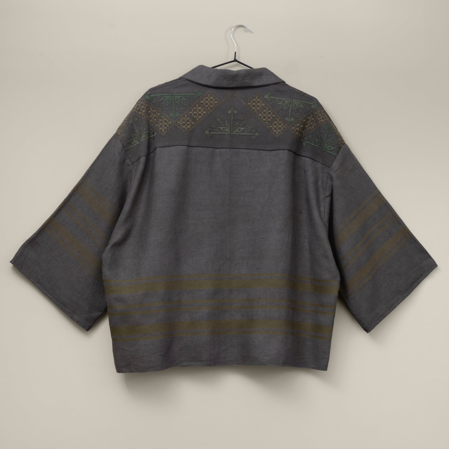 Trellick Shirt in Overdyed Embroidery