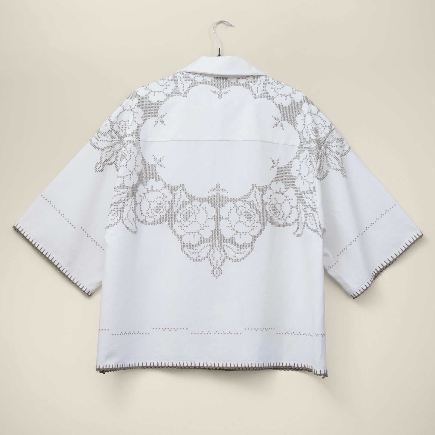 Trellick Shirt in Swedish Blanket Stitch