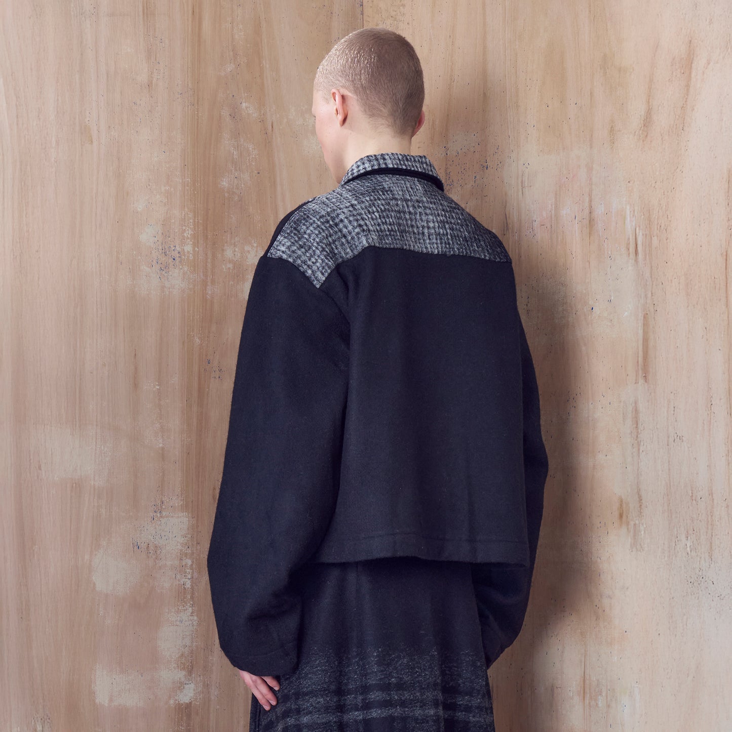 Clifton Shacket in Ombre Wool