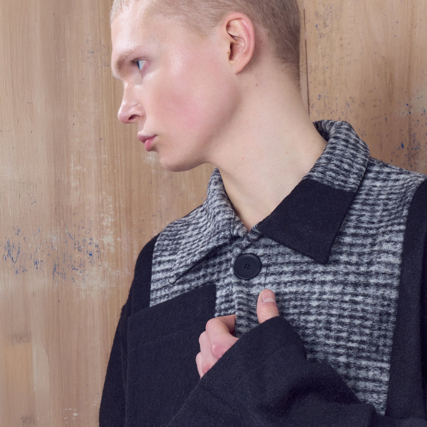 Clifton Shacket in Ombre Wool