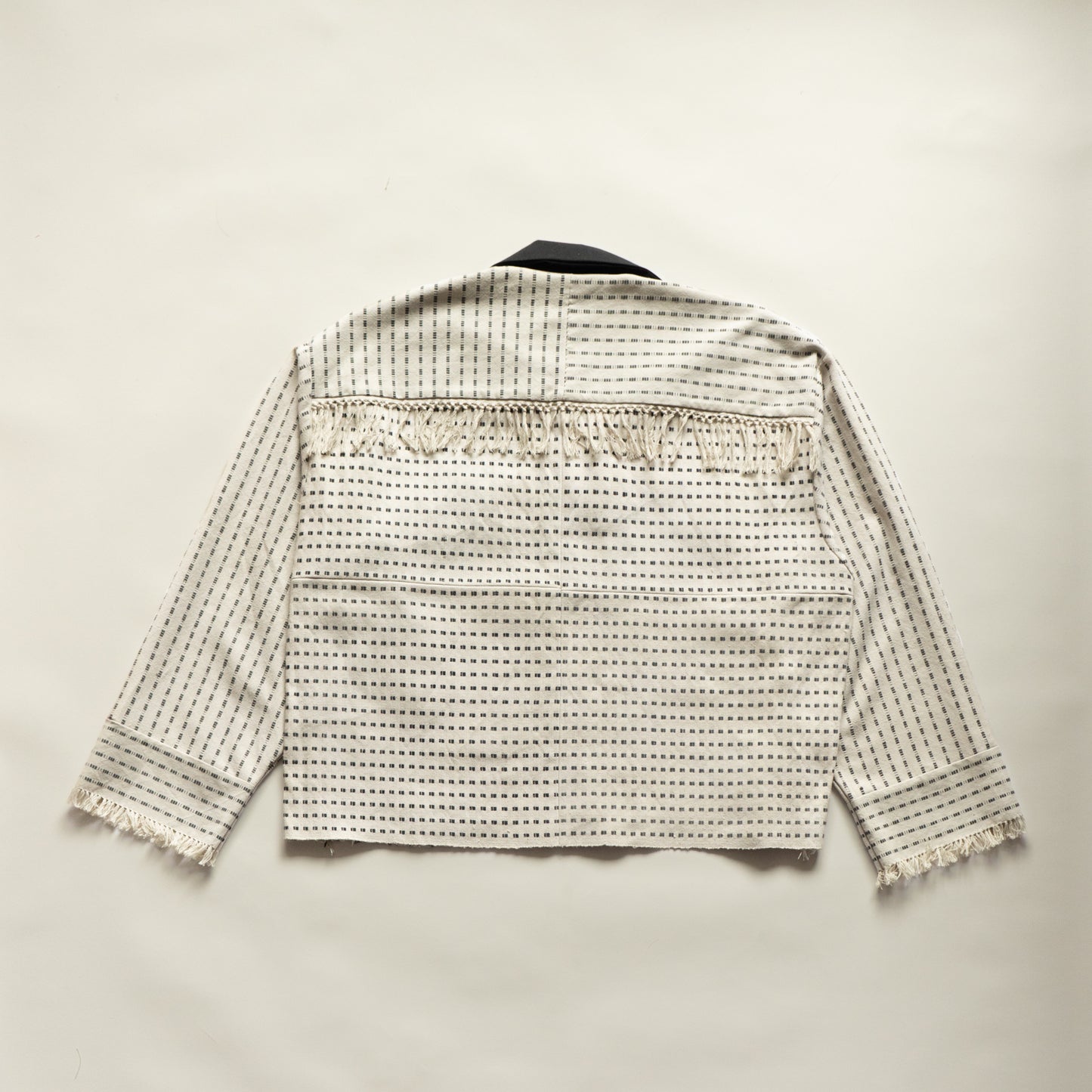 Brunswick Shirt in Monochrome Fringe