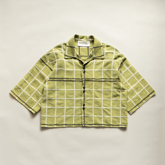 Trellick Shirt in Olive Check