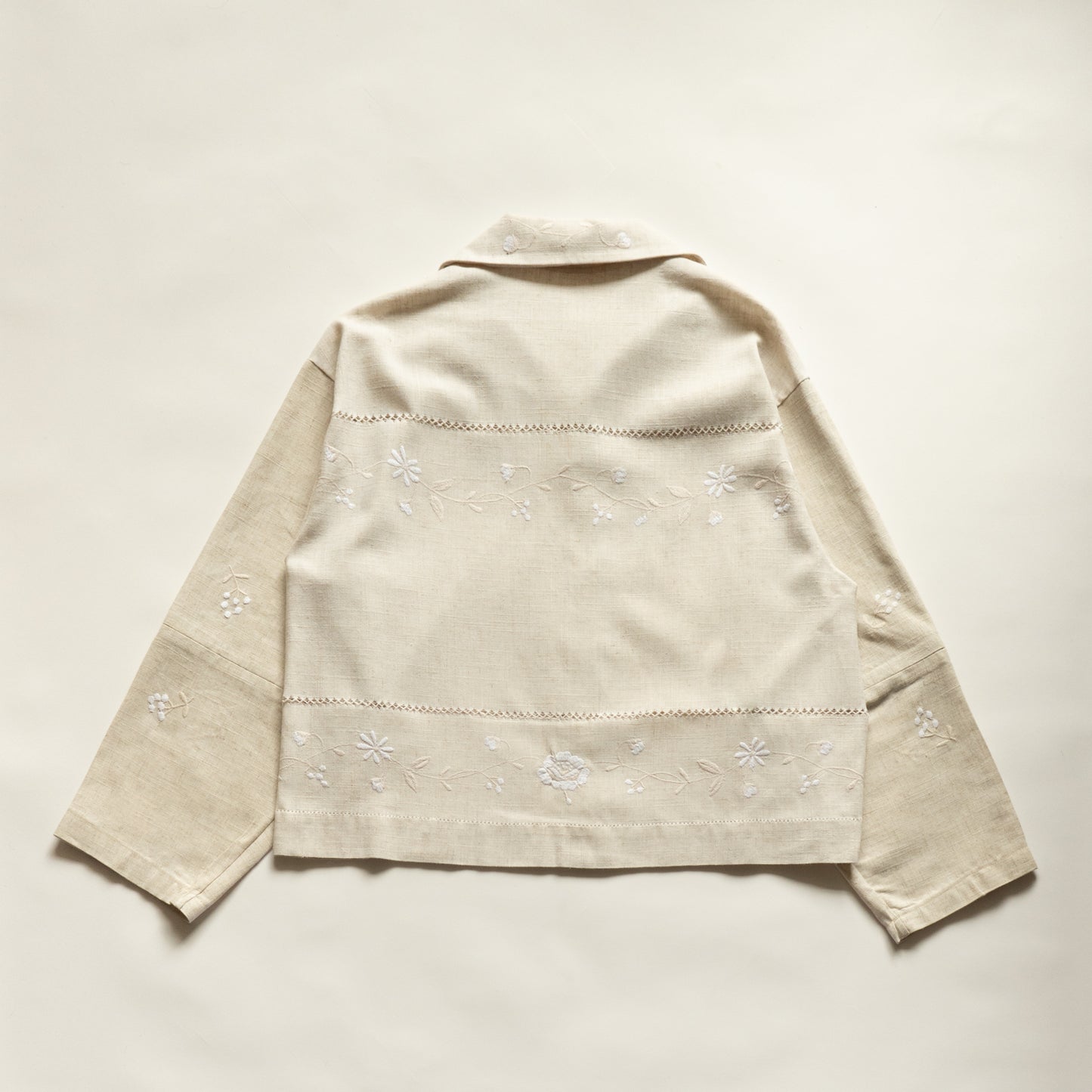Southbank Shirt in Embroidered Linen