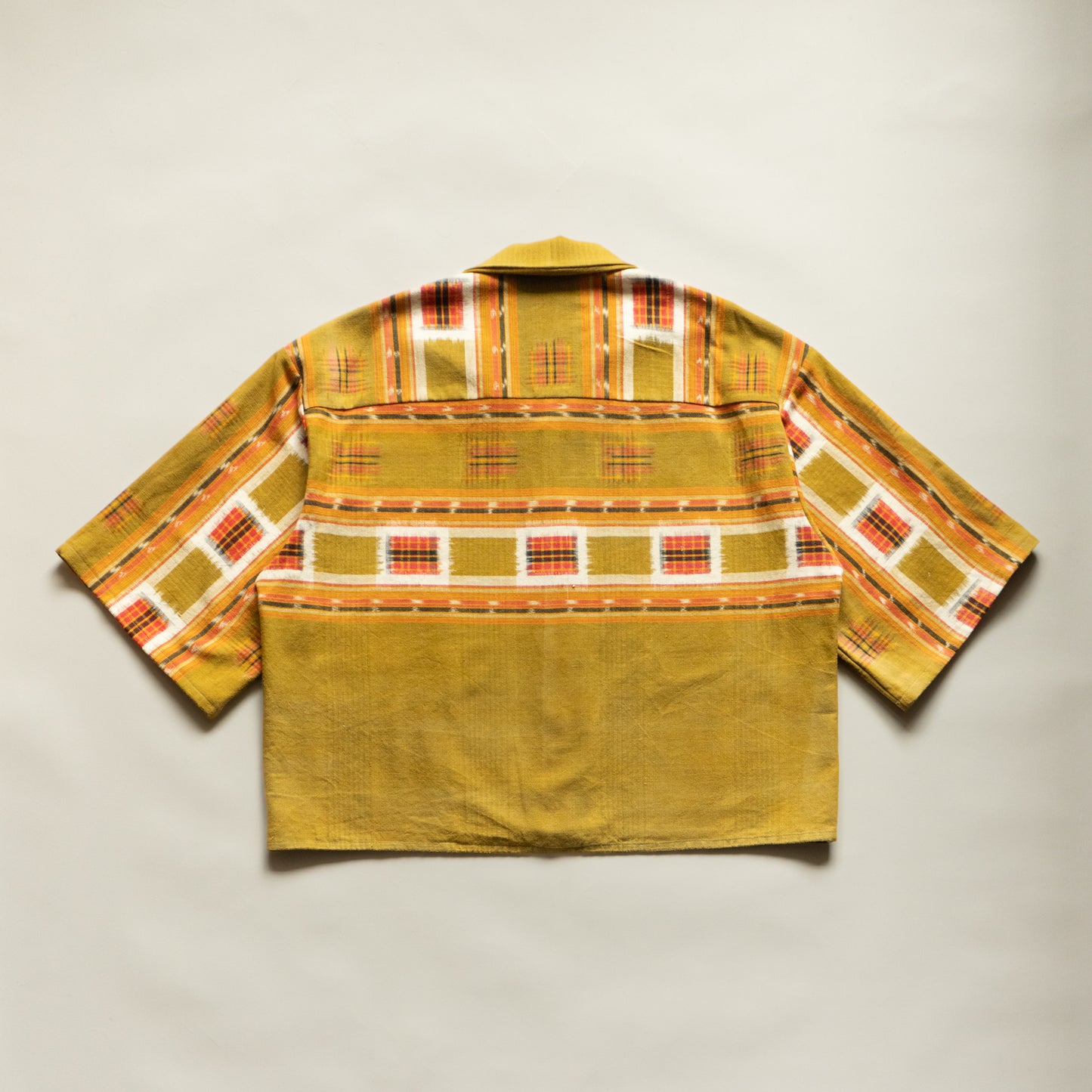 Trellick Shirt in Olive Geo