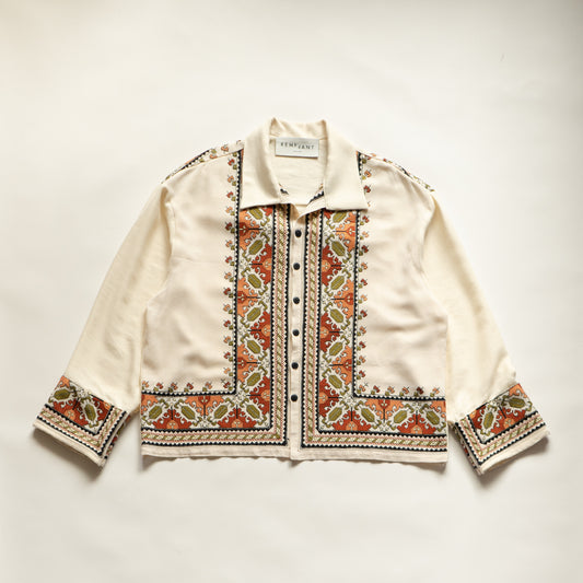 Brunswick Shirt in Geo Embroidery