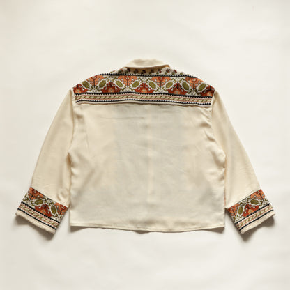 Brunswick Shirt in Geo Embroidery