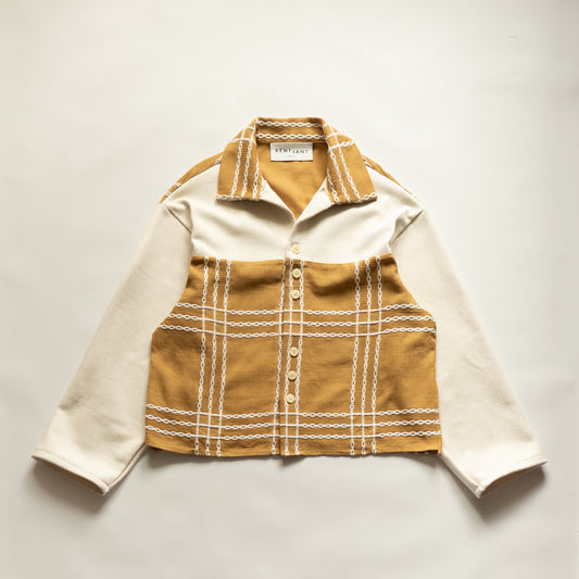 Southbank Shirt in Mustard Check