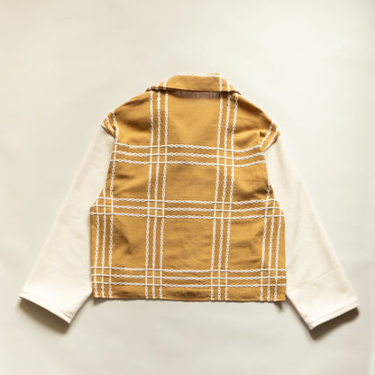 Southbank Shirt in Mustard Check