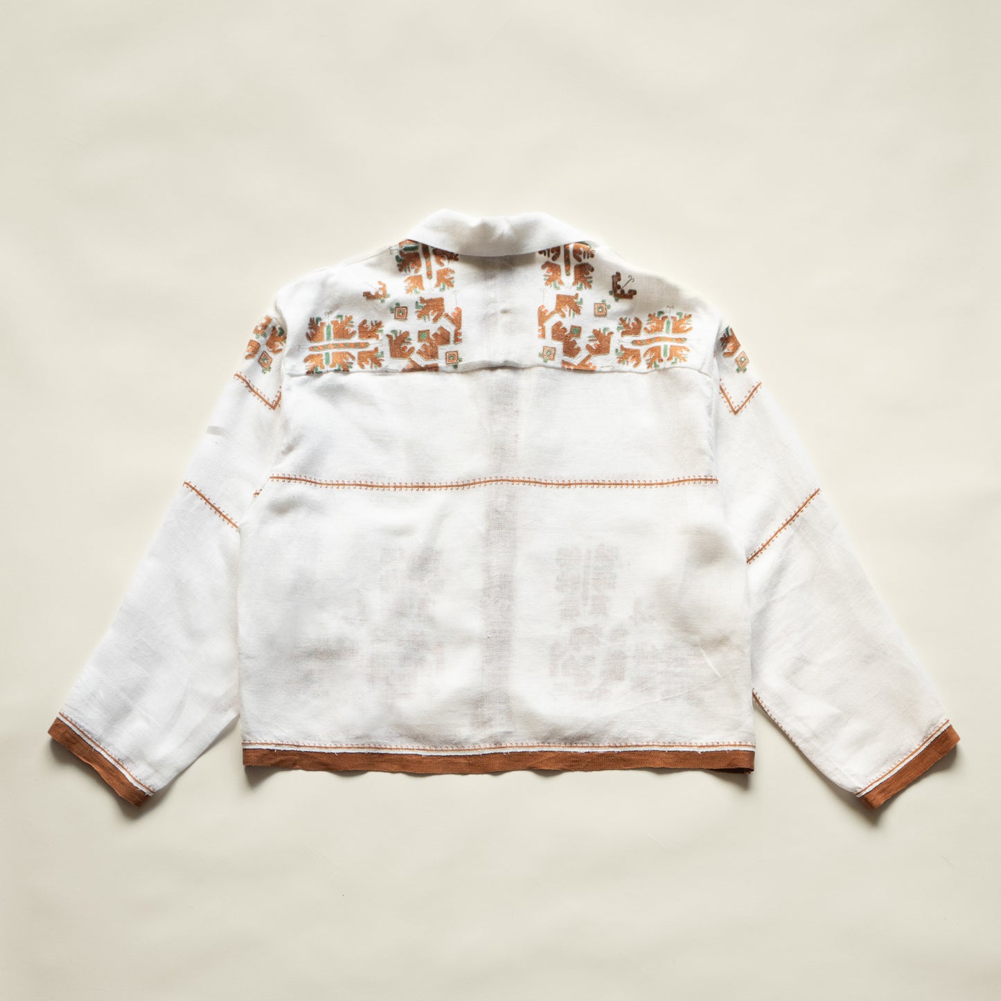 Brunswick Shirt in Embroidered Cheesecloth