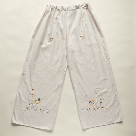 Ainsworth Trouser in Embroidered Floral Cotton