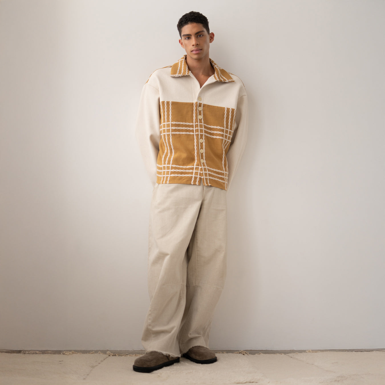 Southbank Shirt in Mustard Check