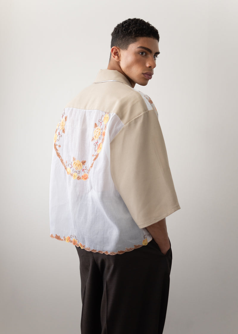 Trellick Shirt in Sheer Floral