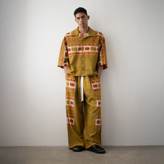 Ainsworth Trouser in Olive Geo