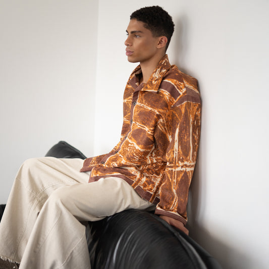 Brunswick Shirt in Mid Century Geo