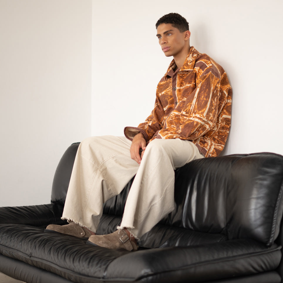 Brunswick Shirt in Mid Century Geo