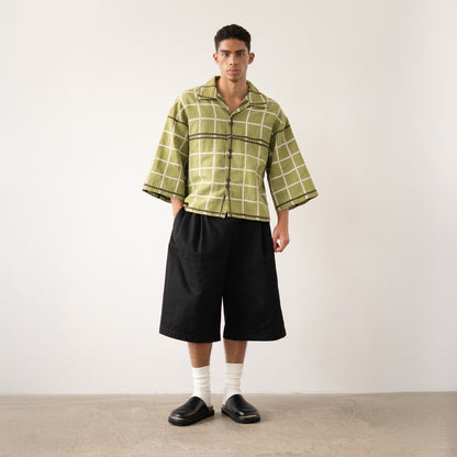 Trellick Shirt in Olive Check