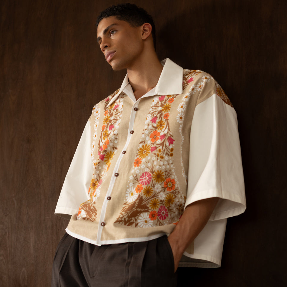 Trellick Shirt in Mid Century Floral