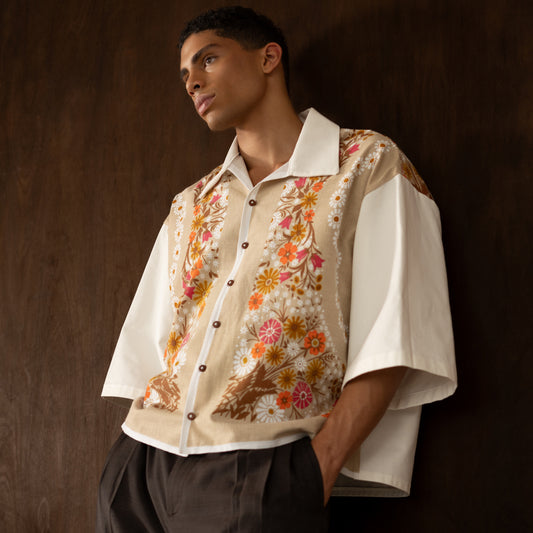 Trellick Shirt in Mid Century Floral