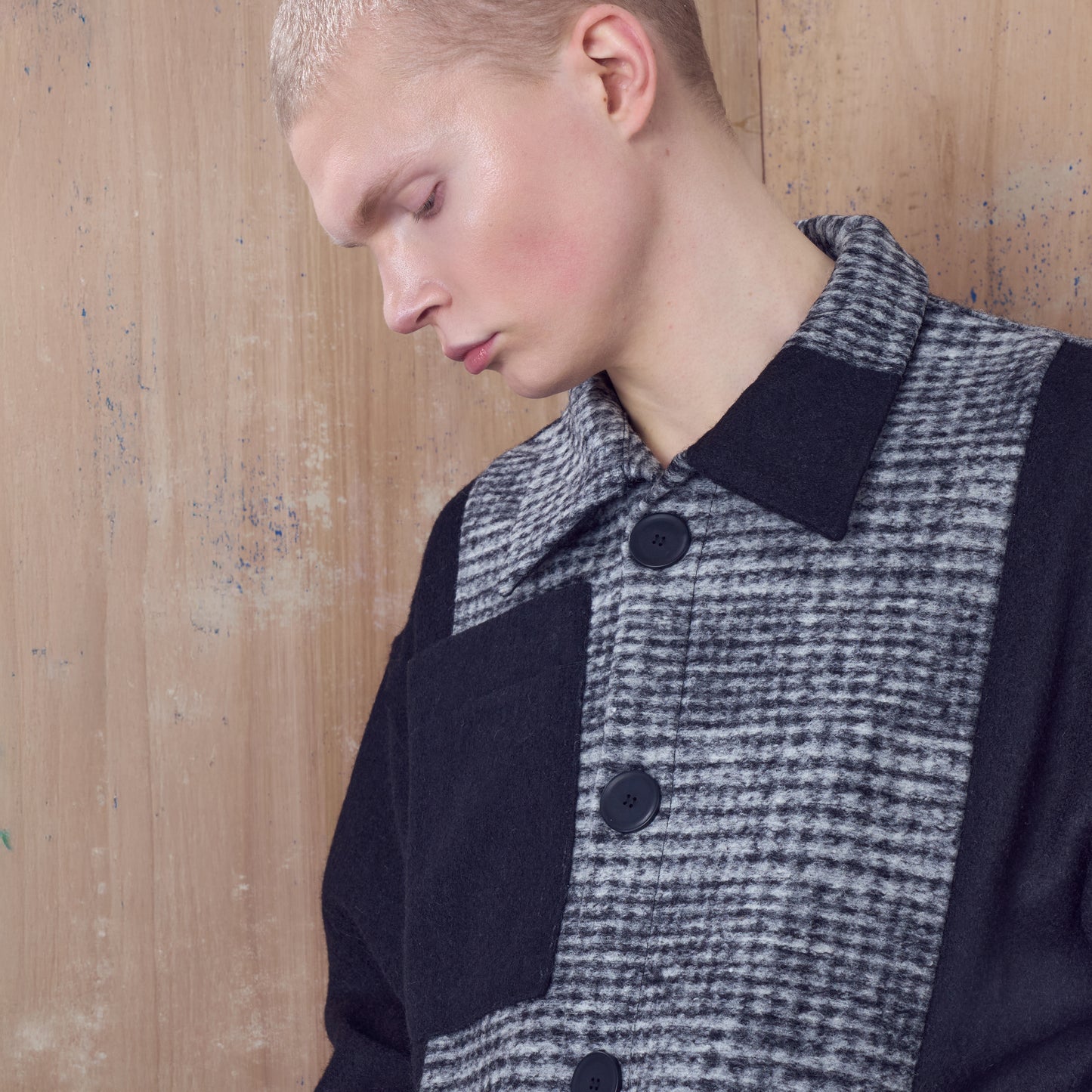 Clifton Shacket in Ombre Wool