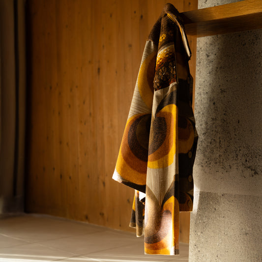 Brunel Shacket in Mid Century Swirl