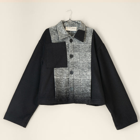 Clifton Shacket in Ombre Wool