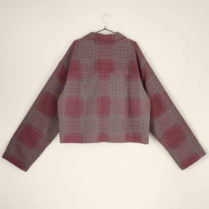 Brunswick Shirt in Burgundy Check