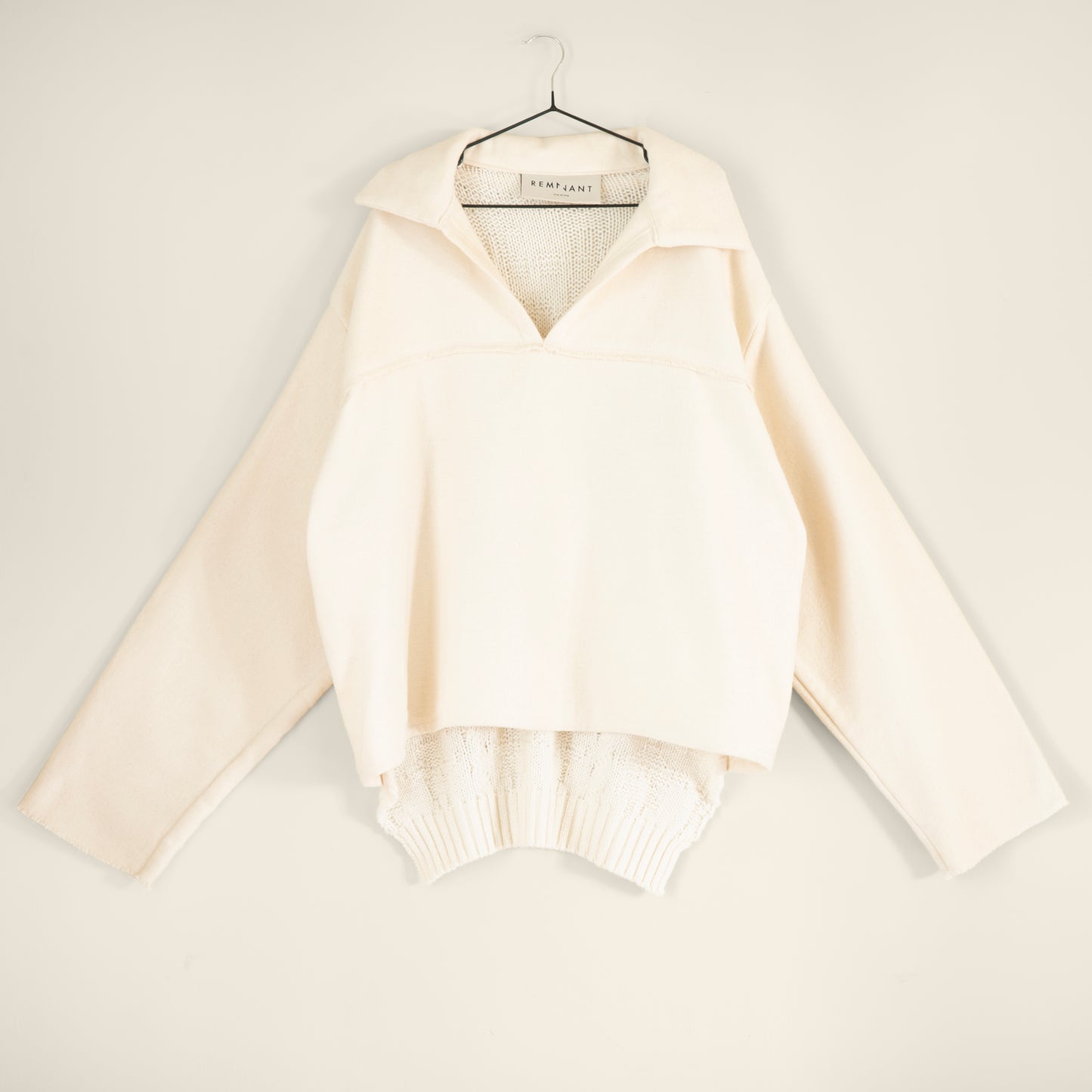 Balfron Polo in Cream Knit