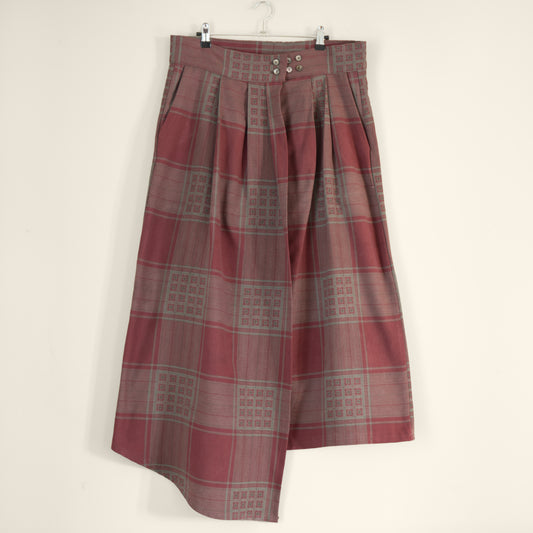 Kemble Kilt in Burgundy Check