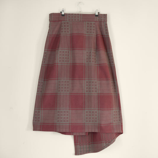 Kemble Kilt in Burgundy Check