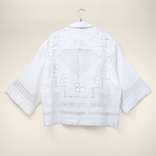 Trellick Shirt in Geo Lace