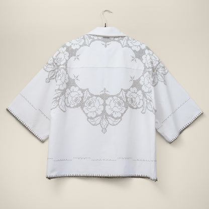 Trellick Shirt in Swedish Blanket Stitch