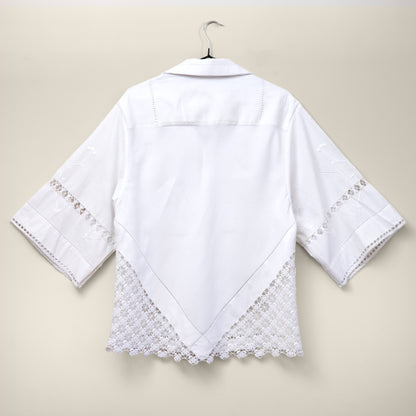 Carradale Shirt in Floral and Geo Lace