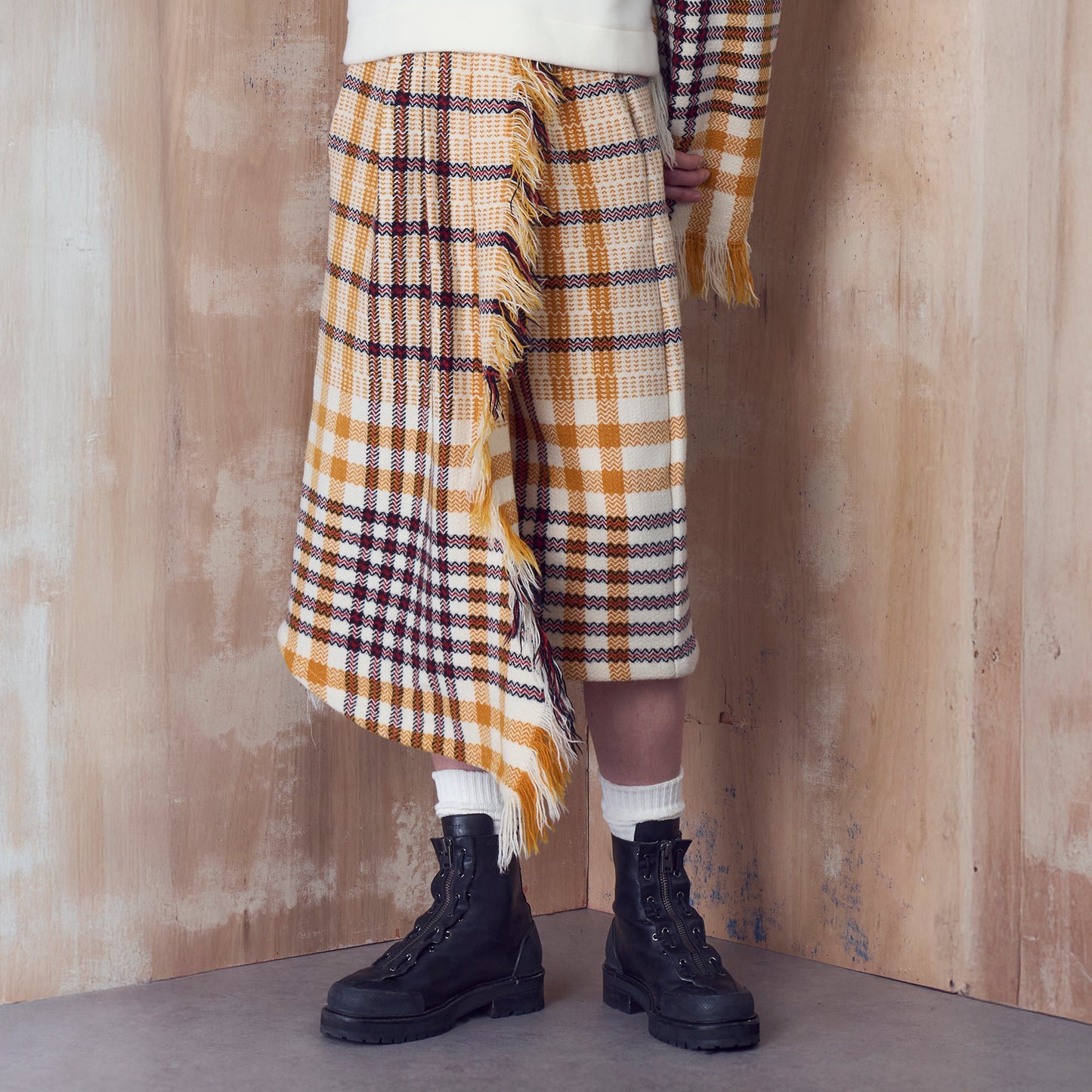 Kemble Kilt in Blanket Check