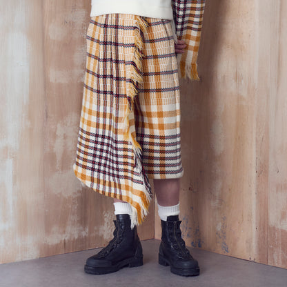 Kemble Kilt in Blanket Check
