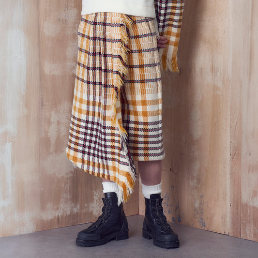 Kemble Kilt in Blanket Check