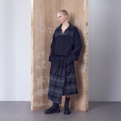 Kemble Kilt in Wool Check