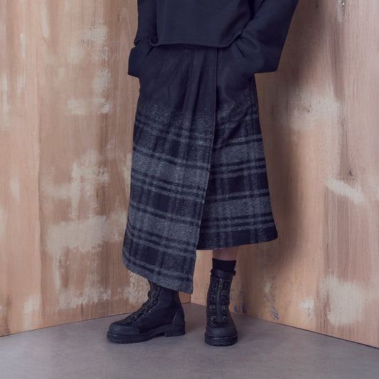 Kemble Kilt in Wool Check