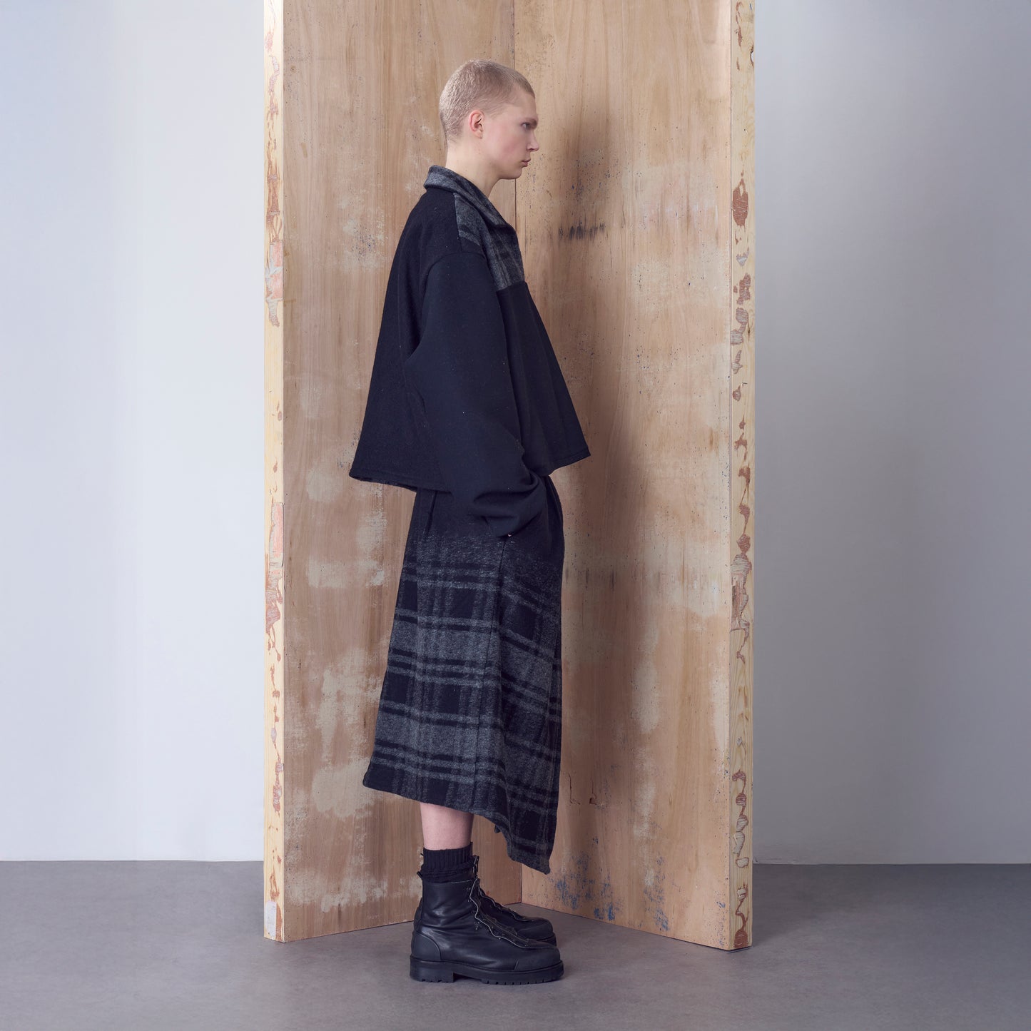 Kemble Kilt in Wool Check