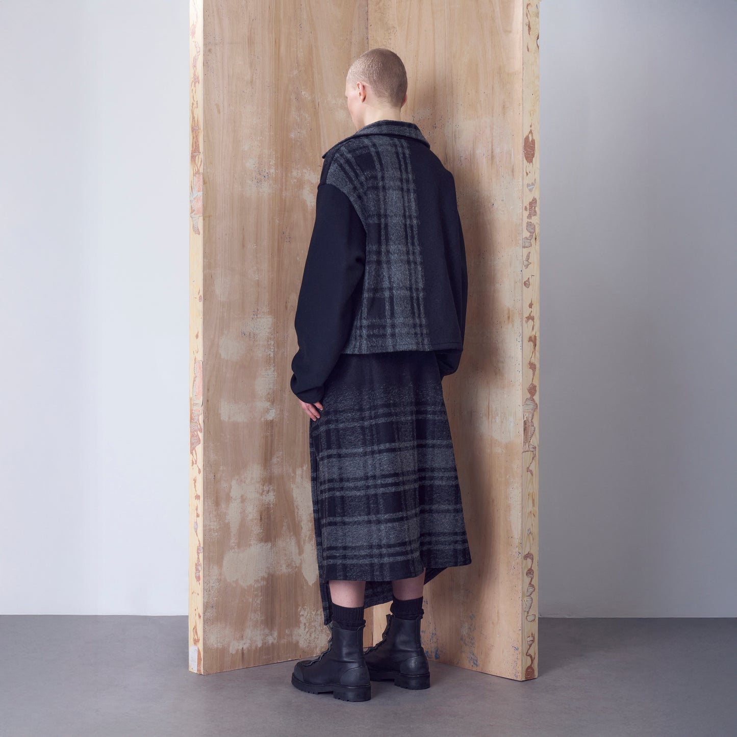 Kemble Kilt in Wool Check