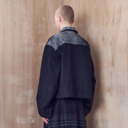 Clifton Shacket in Ombre Wool