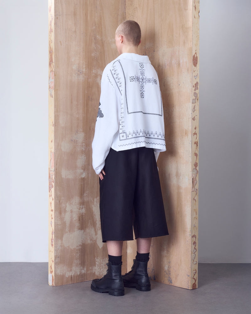 Ainsworth Short in Black Wool